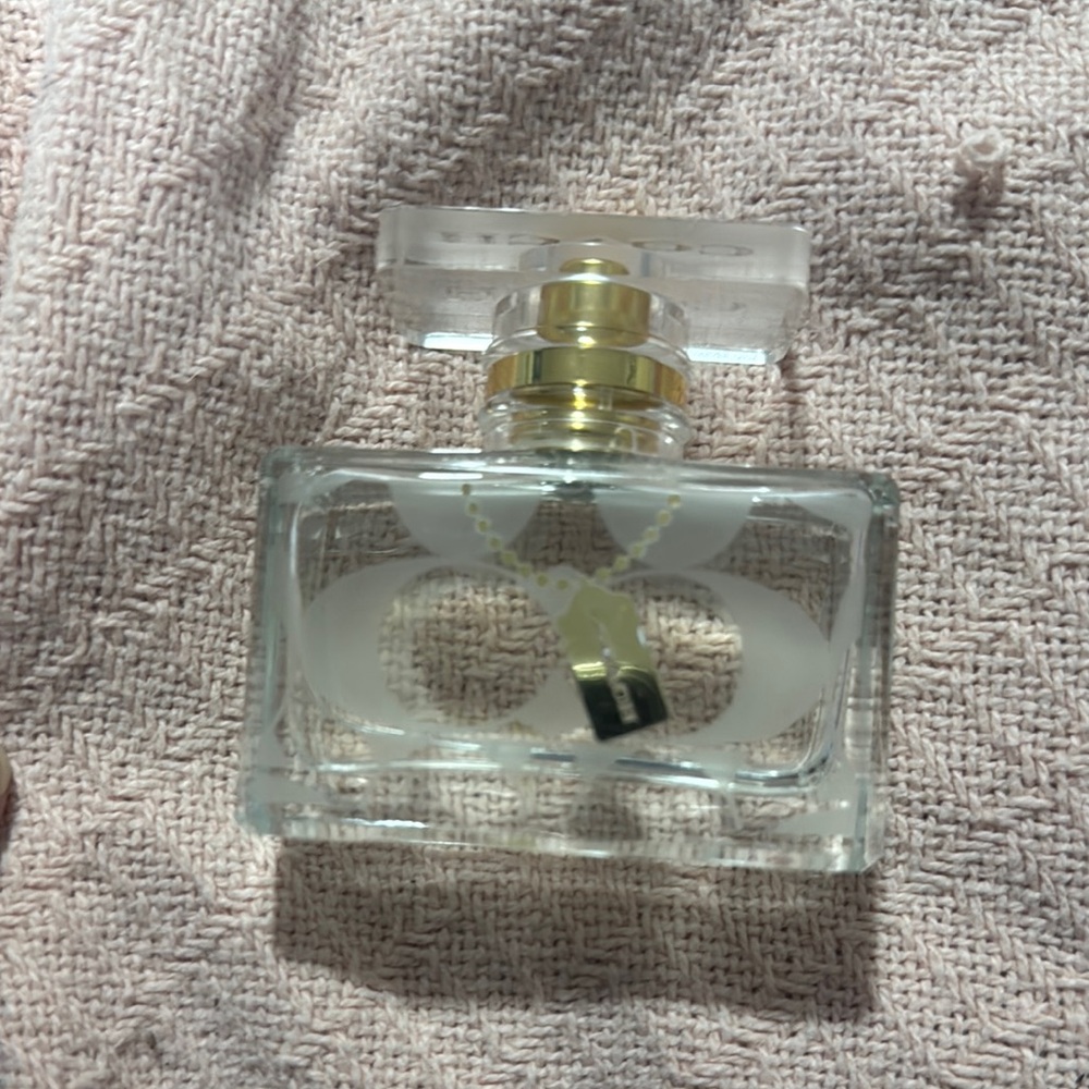 Chanel Perfume Bottle with Gold Accents
